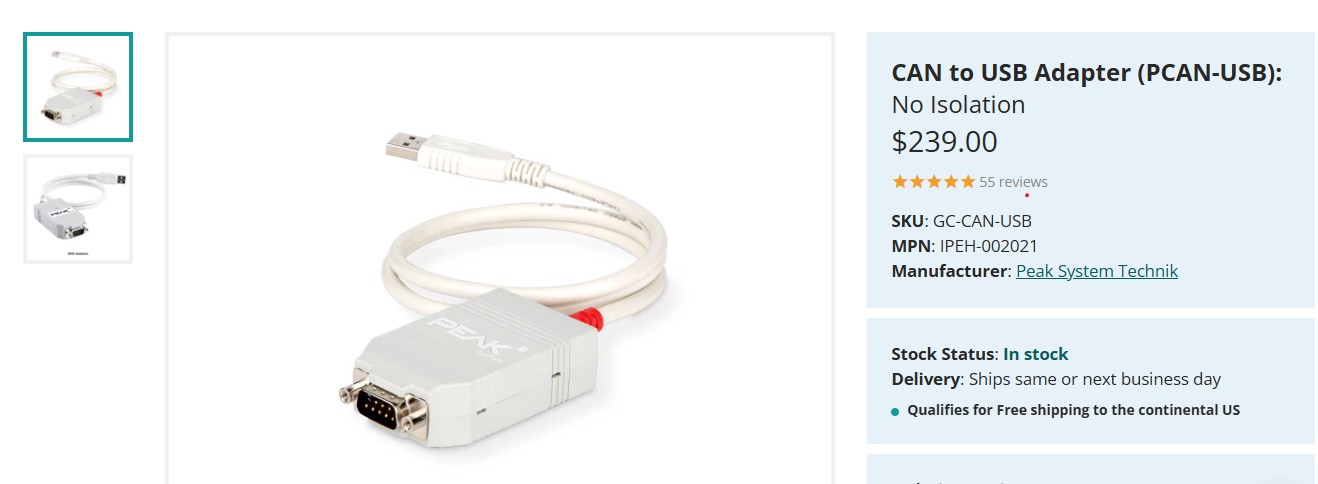 PCAN USB Adapter